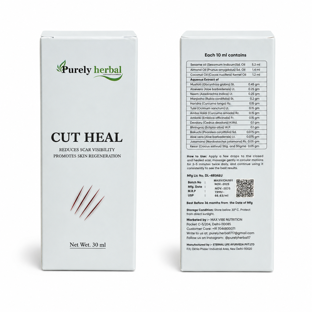 Purely Herbal - Cut Heal