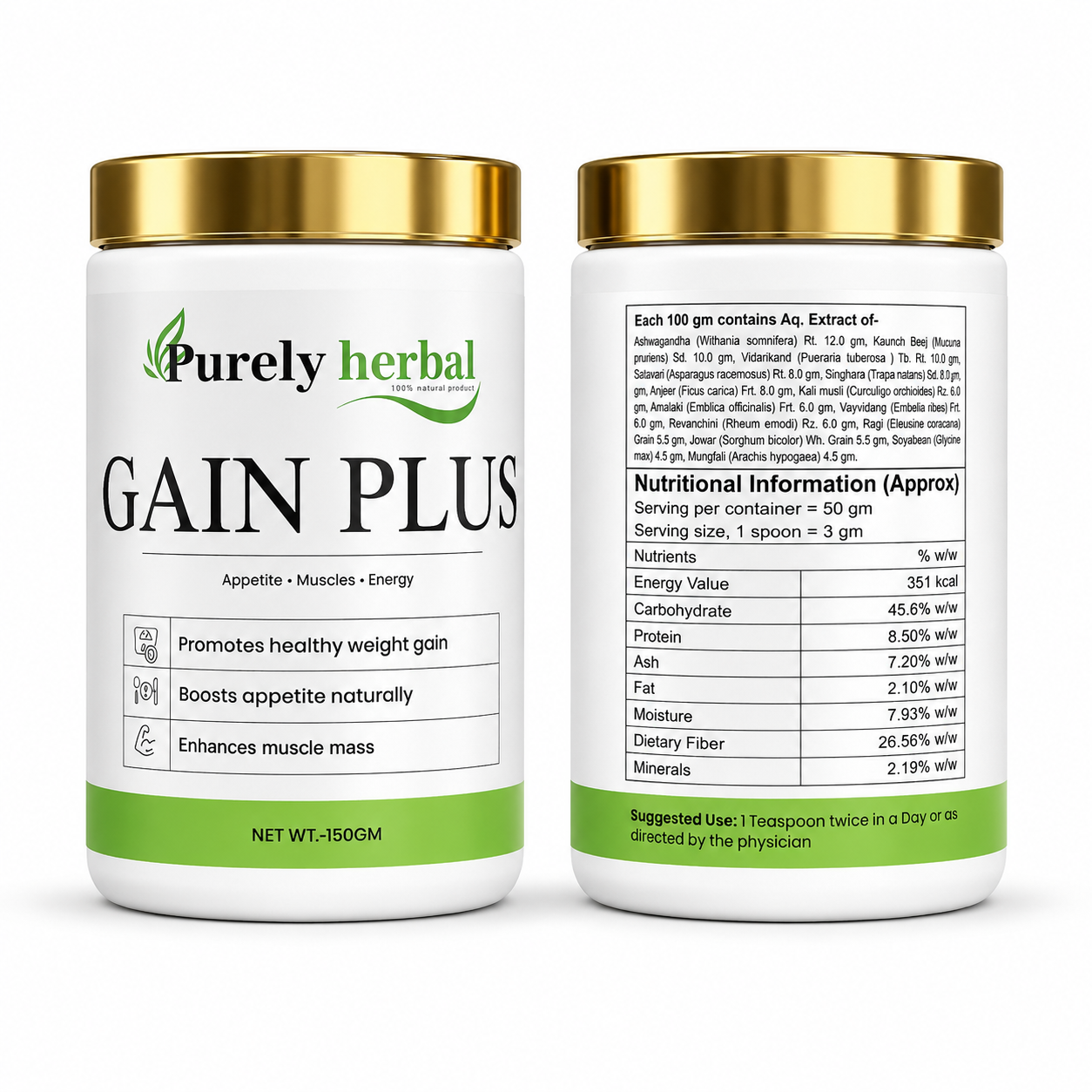 Purely Herbal – Gain Plus