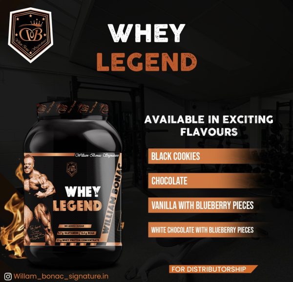 William bonac whey legend imported pack