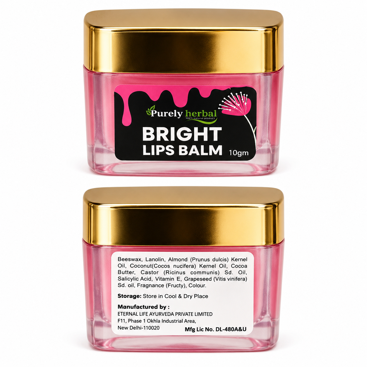 Purely Herbal – Bright Lip Balm