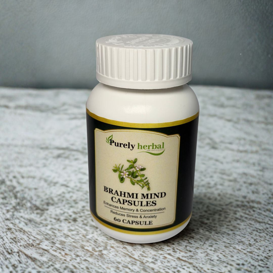 Purely Herbal - Brahmi Mind Capsules