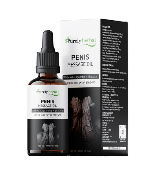 PURELY HERBAL- MEN MASSAGE OIL 20ML