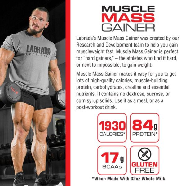 Labrada Muscle Mass Gainer – 6lbs