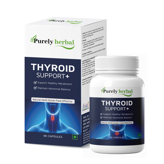 PURELY HERBAL- THYROID SUPPORT+ 90CAPSULES