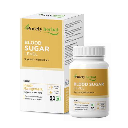 PURELY HERBAL- BLOOD SUGAR CAPSULES -90CAPSULES
