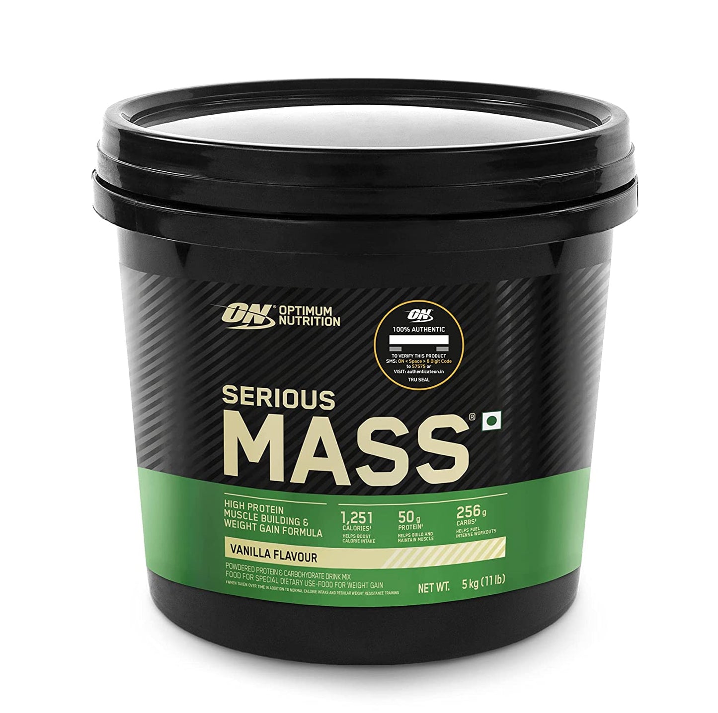 OPTIMUM NUTRITION (ON) Serious Mass Gainer powder (Veg) – 5 kg