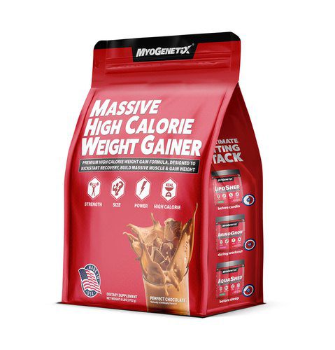 MYOGENETIX MASSIVE HIGH CALORIE WEIGHT GAINER 6 lbs