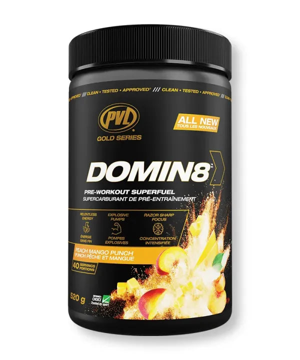 PVL Gold Series Domin8 | Pre workout gmc – 18.34 oz