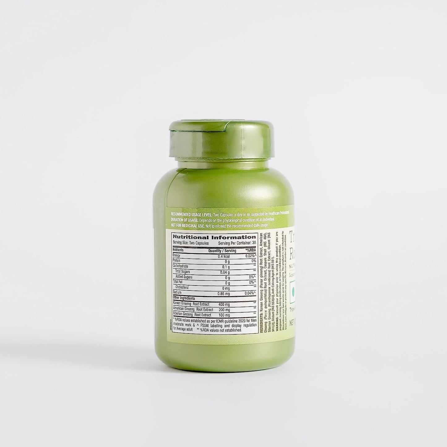 GNC Herbal Plus Triple Ginseng Root – 60