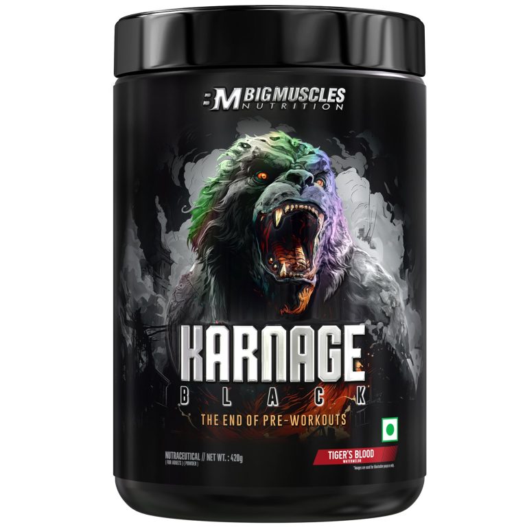 Big muscle Karnage Black + Creatine combo