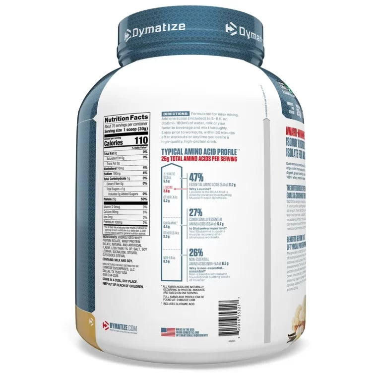 Dymatize Nutrition ISO 100 – 2.26 kg muscle house importer 2026 exp