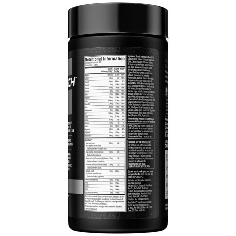MuscleTech Advanced Multi-Vitamin Formula