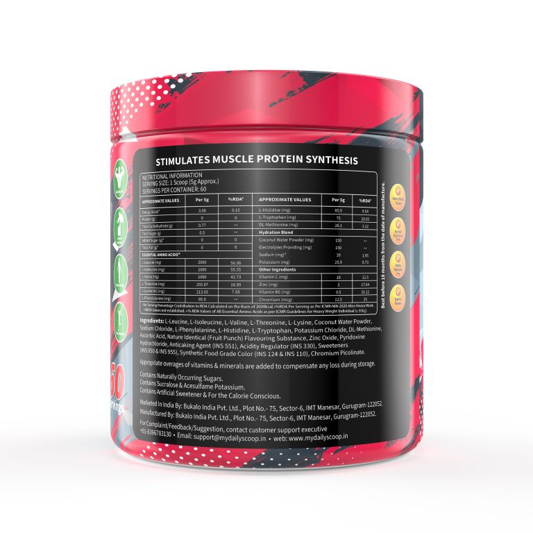 Daily Scoop Complete All 9 Amino Bcaa + Eaa 60 Servings