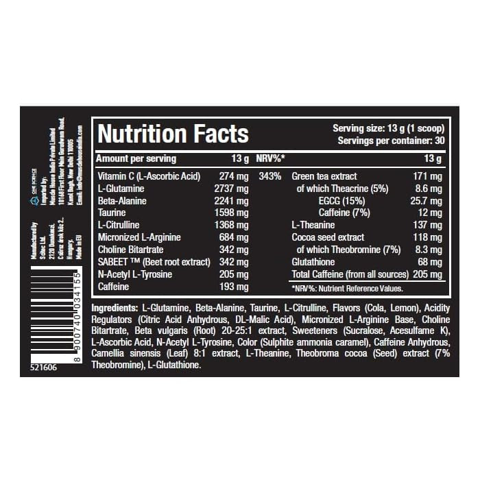 One Science Nutrition (OSN) Ghost Pre-Workout