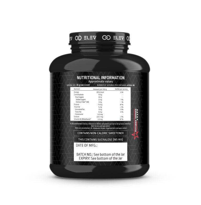 Elev tri whey 2kg imported pack 2kg
