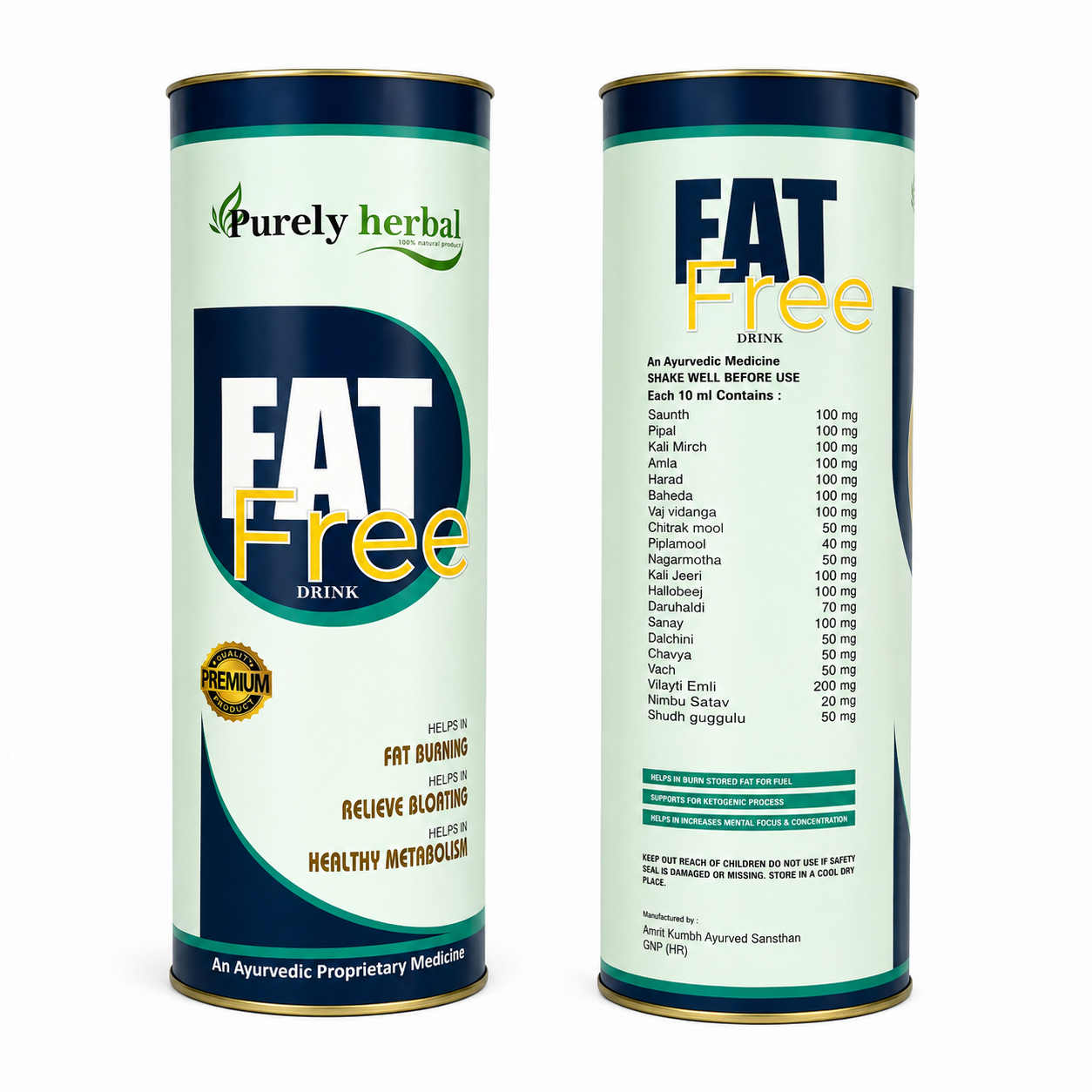 Purely Herbal – Fat Free Drink