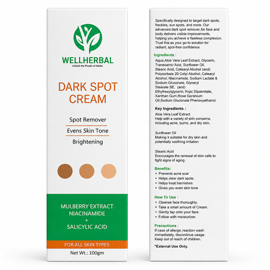 Well Herbal – Dark Spot Cream