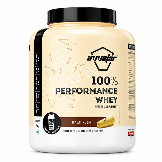 Avvatar 100% Performance Whey Protein – Malai Kulfi | 2kg