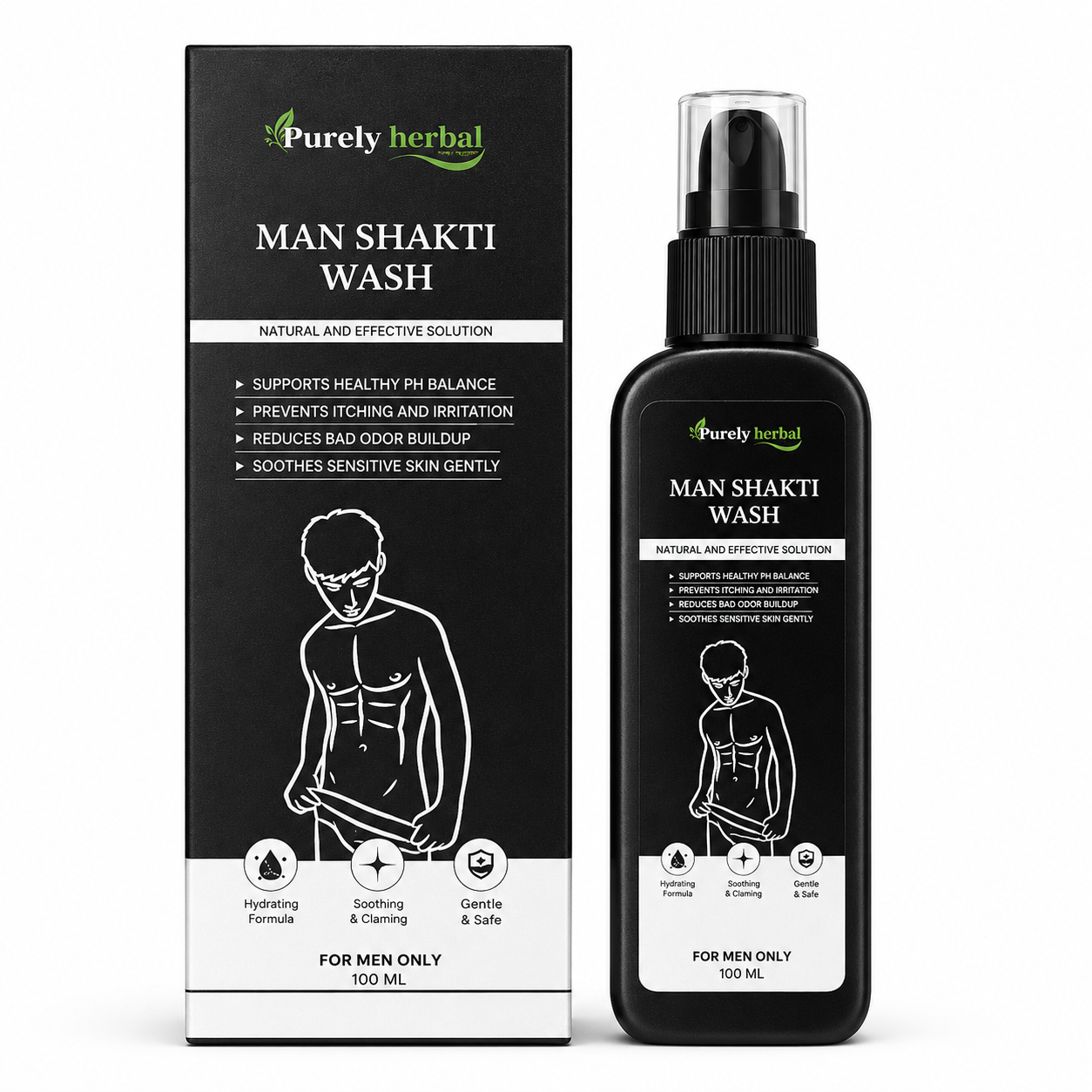 Purely Herbal - Man Wash