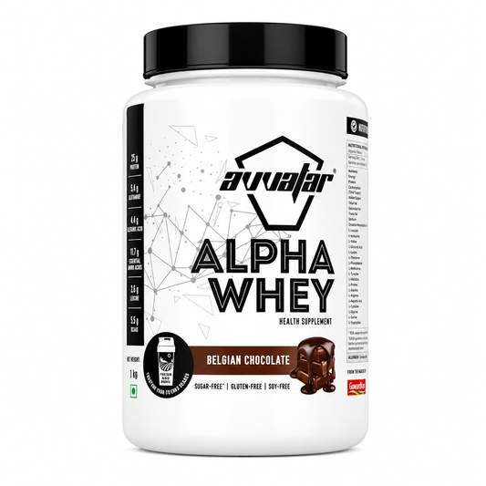 Avvatar Alpha Whey Protein – Belgian Chocolate | 1kg