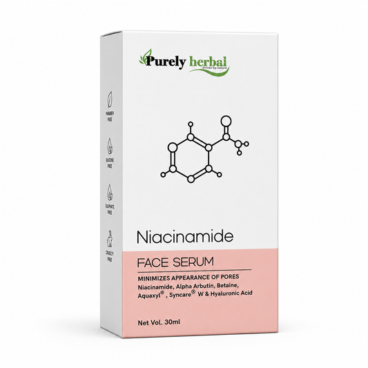 Purely Herbal Niacinamide Face Serum – Pore Minimizing Formula (30ml)