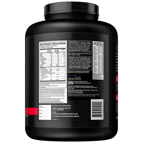 Muscletech, Nitro Tech Ripped, 1.8kg indian packing gmc authorized