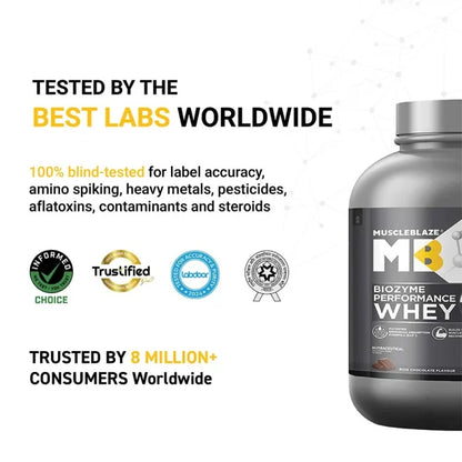 MuscleBlaze Biozyme Performance Whey, 2 kg (4.4 lb)