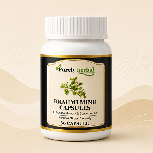 Purely Herbal - Brahmi Mind Capsules