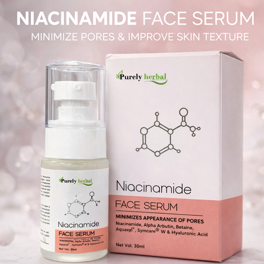Purely Herbal Niacinamide Face Serum – Pore Minimizing Formula (30ml)