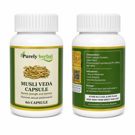 Purely Herbal - Musli Veda (60 Caps)
