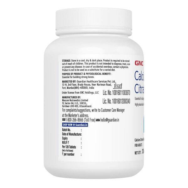 GNC Calcium Plus With Magnesium & Vitamin D3 | Strengthens Bones | Formulated in USA