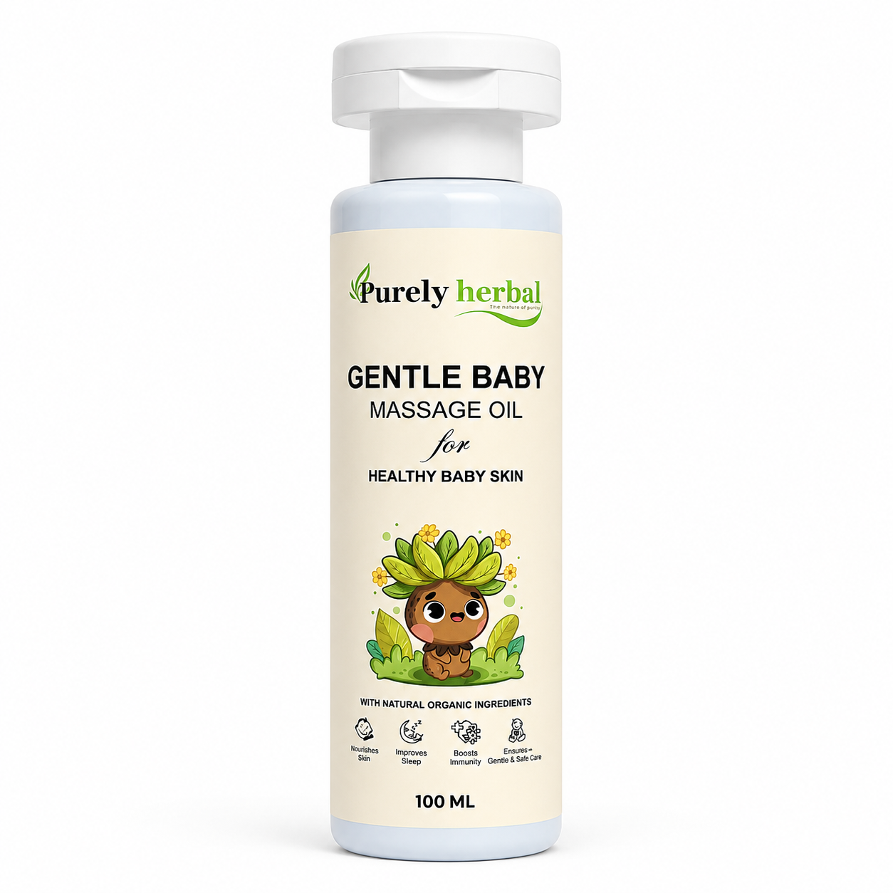Purely Herbal – Gentle Baby Massage Oil