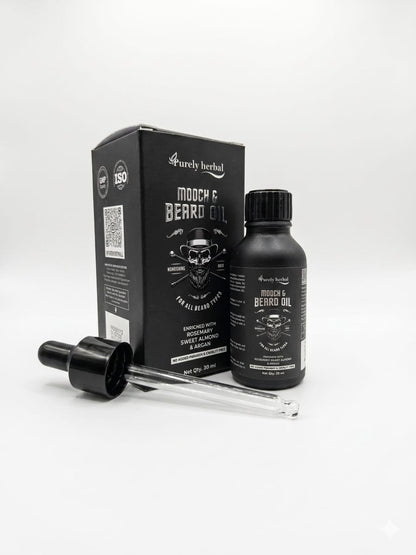 Purely Herbal Mooch & Beard Oil (30ml)