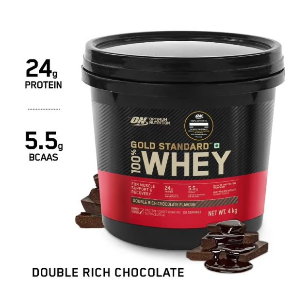 ON (Optimum Nutrition) Gold Standard 100% Whey Protein, 4 kg (8.8 lb)