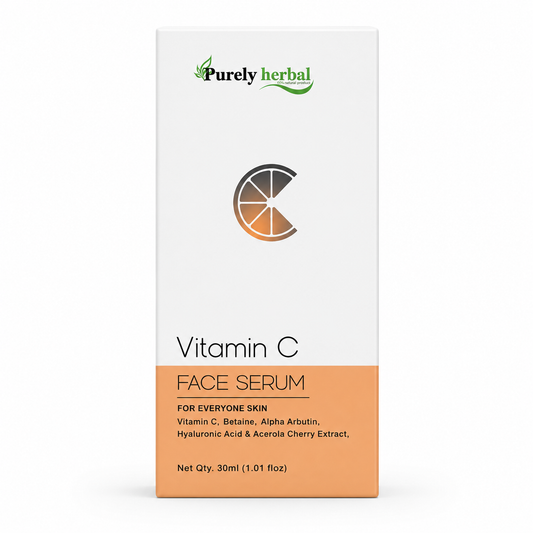 Purely Herbal Vitamin C Face Serum – Brightening Formula (30ml)