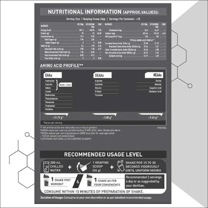 MuscleBlaze Biozyme Performance Whey, 1 kg Refill pack (2.2 lb)