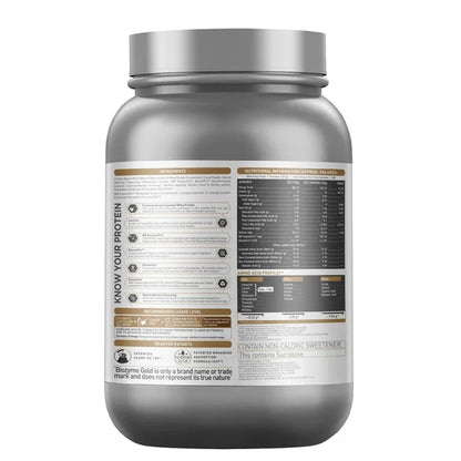 MuscleBlaze Biozyme Gold 100% Whey, 1 kg (2.2 lb), Double Rich Chocolate