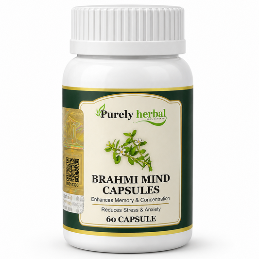 Purely Herbal - Brahmi Mind Capsules
