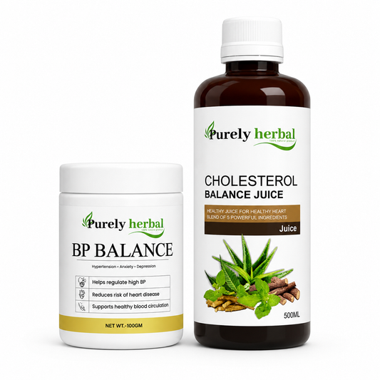 Purely Herbal - Bp and Cholesterol Kit