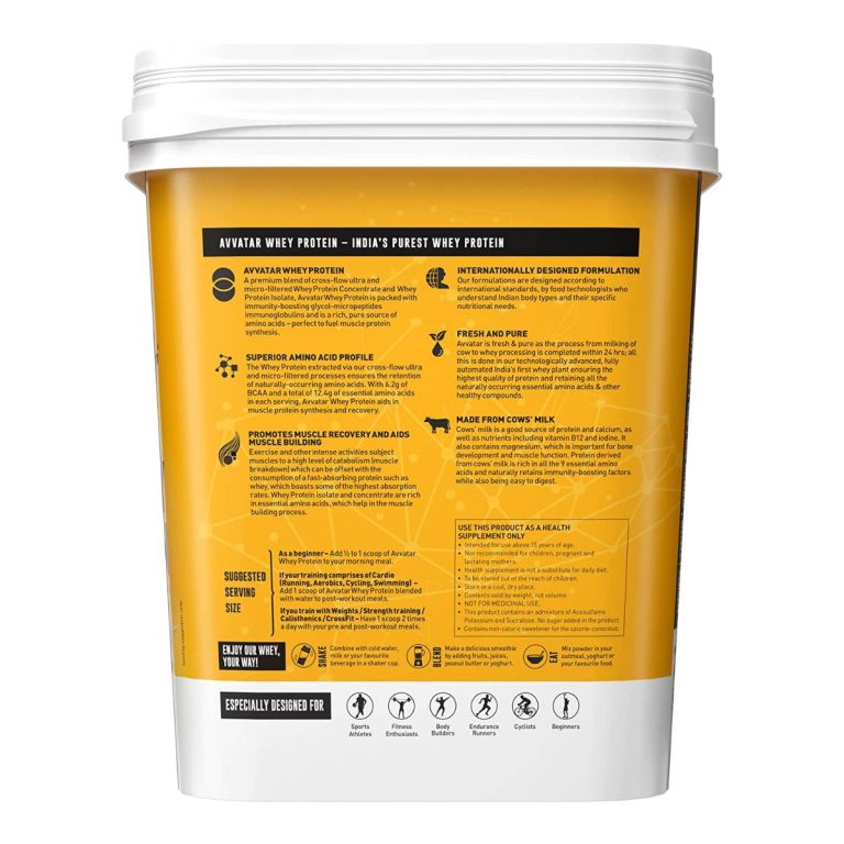Avvatar Whey Protein | 4 Kg | 2027 exp