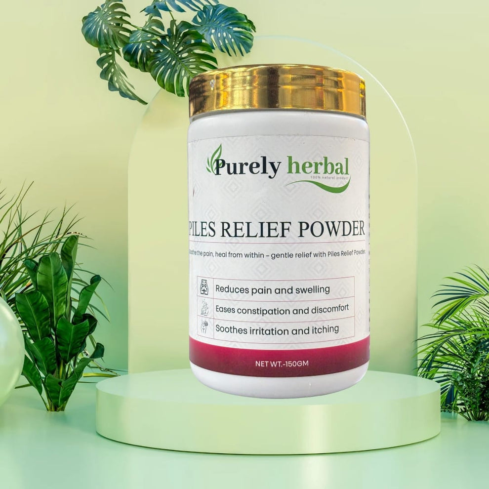 Purely Herbal – Piles Relief Powder – MAXBVIBE NUTRITION
