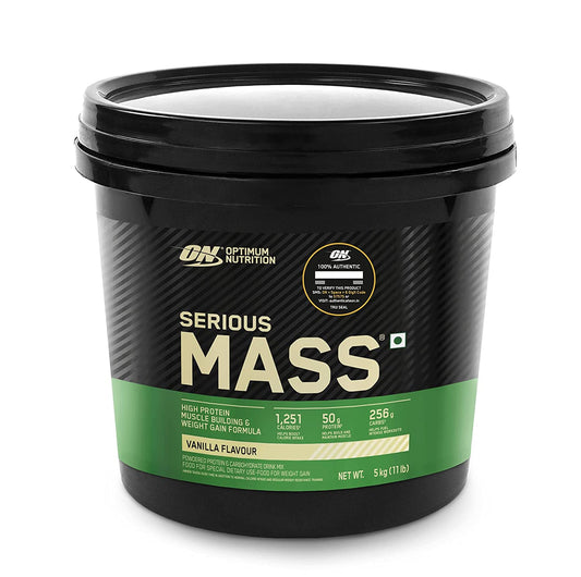 OPTIMUM NUTRITION (ON) Serious Mass Gainer powder (Veg) – 5 kg