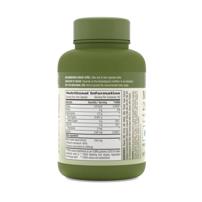 GNC Herbal Plus Milk ThistleE 250 mg – 60 Capsules