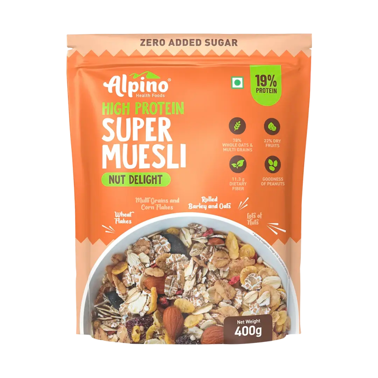 Alpino Zero Added Sugar Super Muesli 400gm
