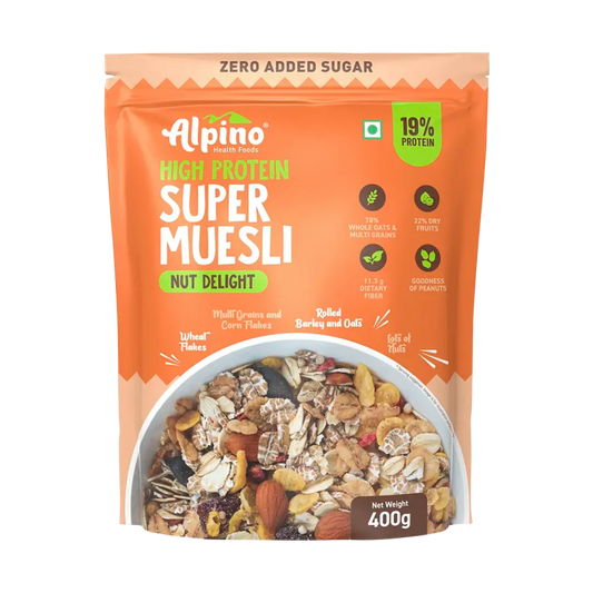 Alpino Zero Added Sugar Super Muesli 400gm
