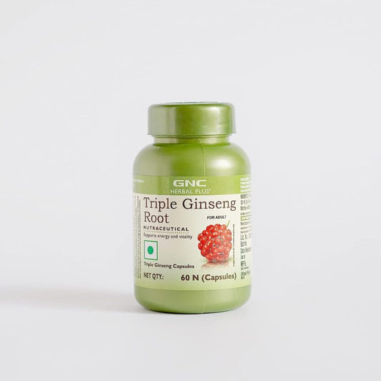 GNC Herbal Plus Triple Ginseng Root – 60