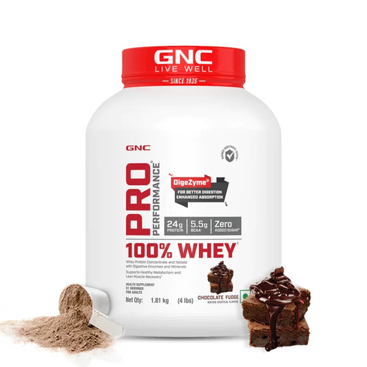 GNC Pro Performance 100% Whey Protein, 4lb exp. 2026