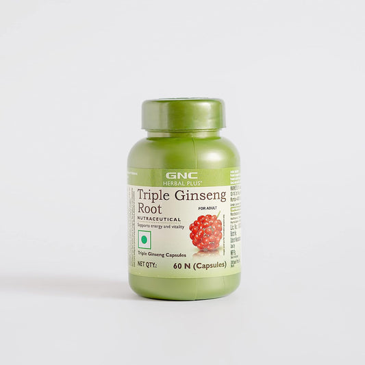 GNC Herbal Plus Triple Ginseng Root – 60