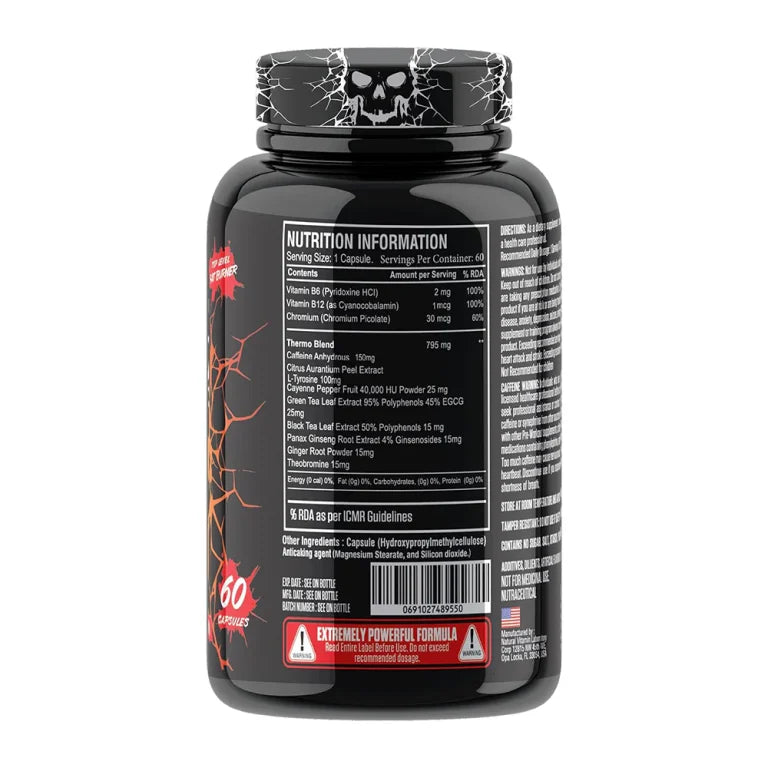 One Science Nutrition (OSN) Skull Fire Top Level Fat Burner 60cap