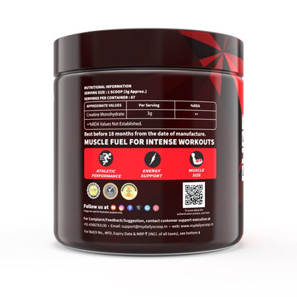 Daily Scoop Pure Creatine Unflavoured 67 servings